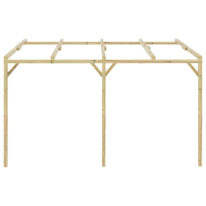 Pergolă de perete, 4 x 3 x 2,1 m, lemn WALTI