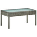 Set mobilier de grădină cu perne, 4 piese, gri, poliratan - WALTI WALTI