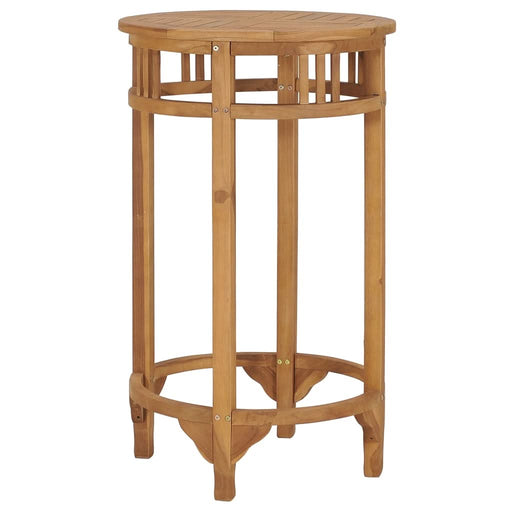 Masă de bar, Ø 60 cm, lemn masiv de tec - WALTI WALTI