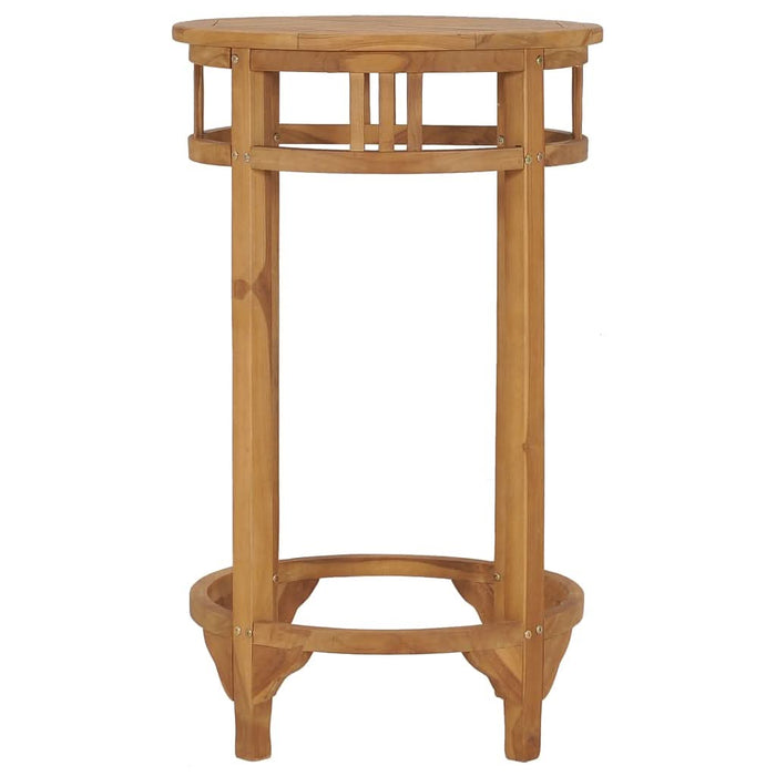 Masă de bar, Ø 60 cm, lemn masiv de tec - WALTI WALTI