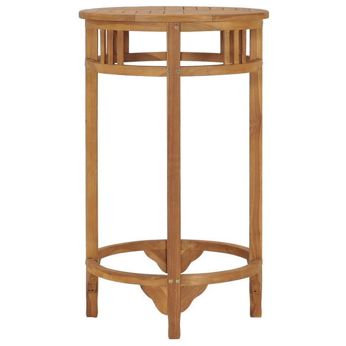 Masă de bar, Ø 60 cm, lemn masiv de tec - WALTI WALTI