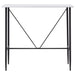 Set mobilier de bar, 5 piese, gri închis, material textil - WALTI WALTI