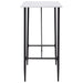Set mobilier de bar, 5 piese, gri închis, material textil - WALTI WALTI