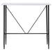 Set mobilier de bar, 5 piese, negru, material textil - WALTI WALTI