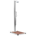 Duș de grădină cu platformă, WPC și oțel inoxidabil - WALTI WALTI