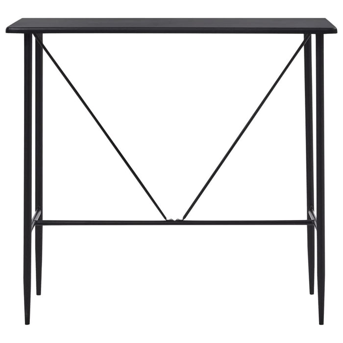 Set mobilier de bar, 5 piese, gri închis, material textil - WALTI WALTI