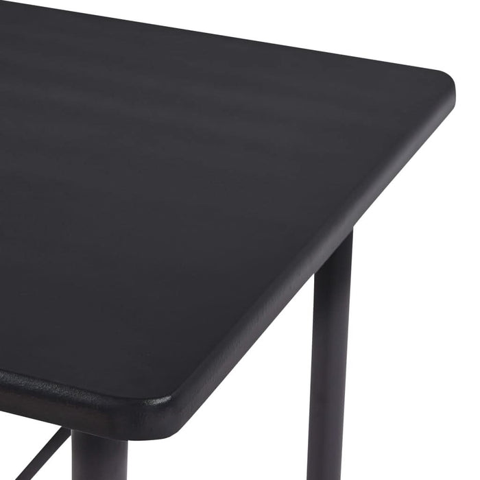 Set mobilier de bar, 5 piese, gri închis, material textil - WALTI WALTI