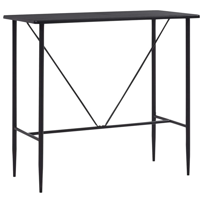 Set mobilier de bar, 5 piese, negru, material textil - WALTI WALTI