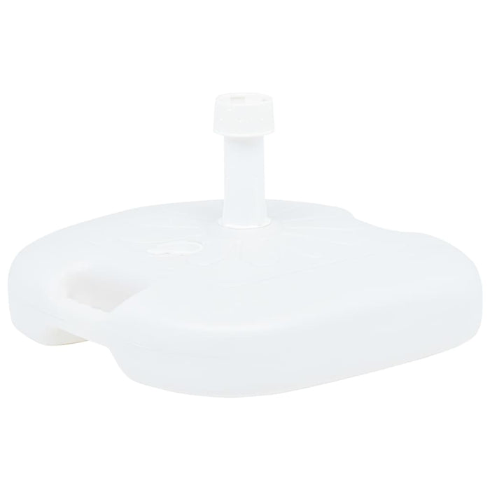 Suport umbrelă, alb, 16 L, plastic, umplere cu nisip/apă - WALTI WALTI
