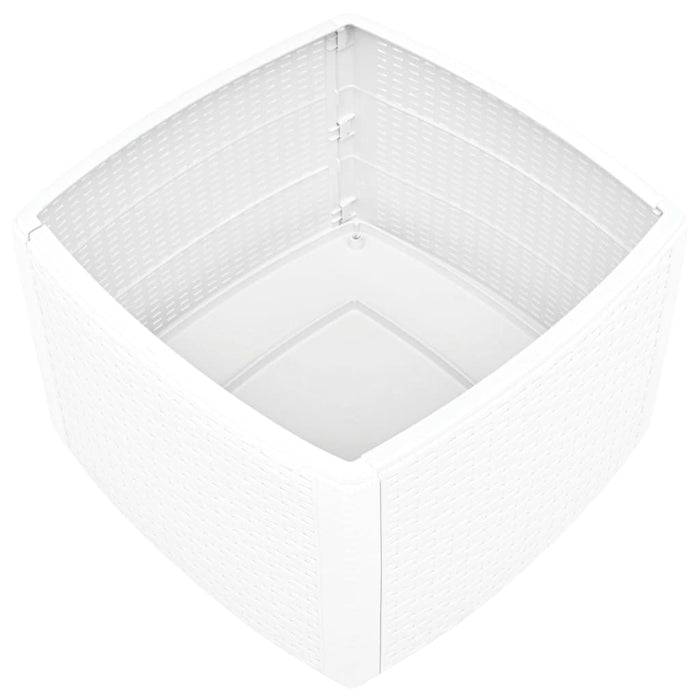 Măsuță laterală, alb, 54 x 54 x 36,5 cm, plastic - WALTI WALTI