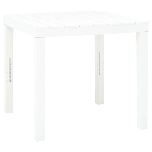 Masă de grădină, alb, 78 x 78 x 72 cm, plastic - WALTI WALTI