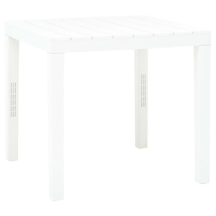 Masă de grădină, alb, 78 x 78 x 72 cm, plastic - WALTI WALTI