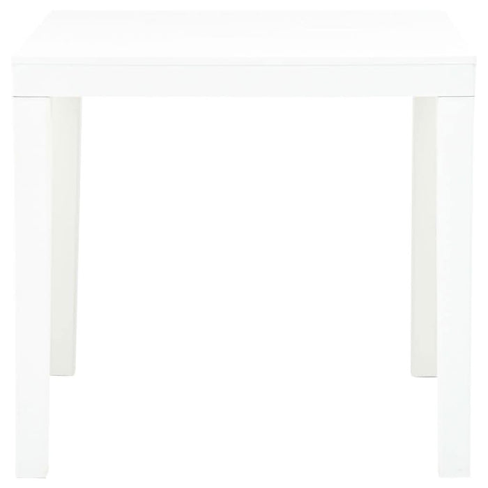 Masă de grădină, alb, 78 x 78 x 72 cm, plastic - WALTI WALTI