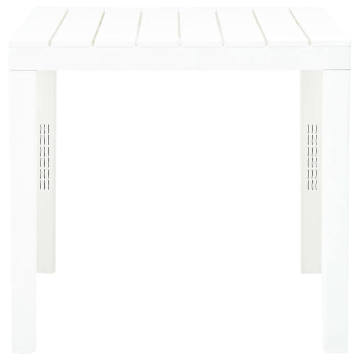 Masă de grădină, alb, 78 x 78 x 72 cm, plastic - WALTI WALTI