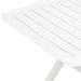 Masă de grădină pliabilă, alb, 79 x 72 x 70 cm, plastic - WALTI WALTI