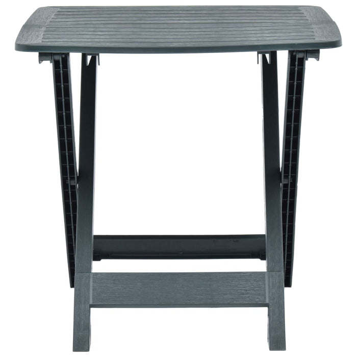 Masă de grădină pliabilă, verde, 79 x 72 x 70 cm, plastic - WALTI WALTI