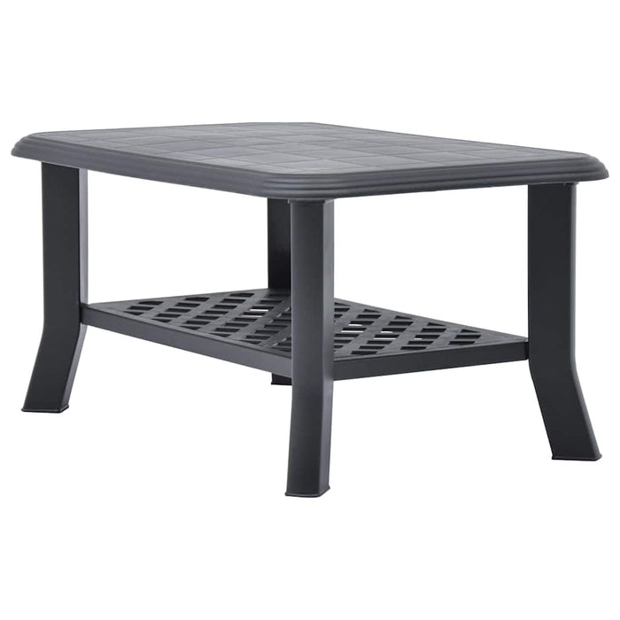 Măsuță de cafea, antracit, 90 x 60 x 46 cm, plastic - WALTI WALTI