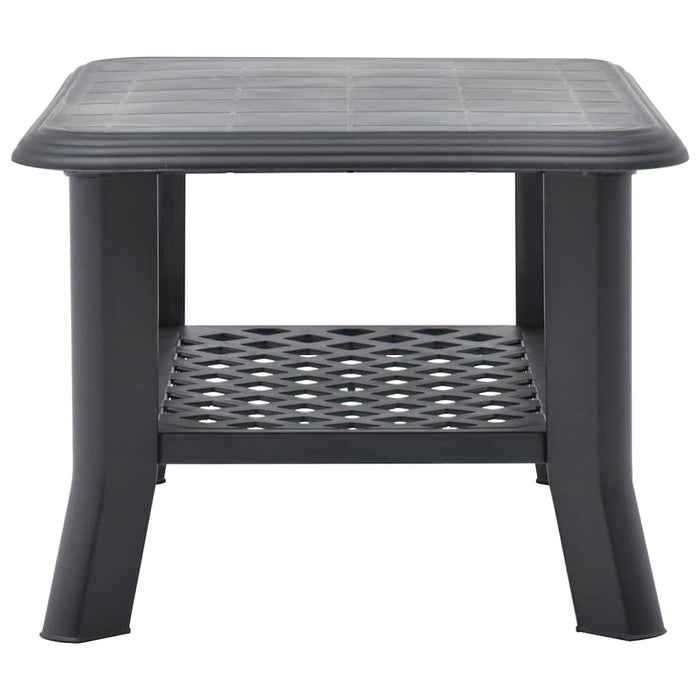 Măsuță de cafea, antracit, 90 x 60 x 46 cm, plastic - WALTI WALTI