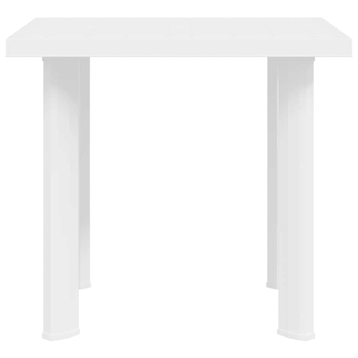 Masă de grădină, alb, 80 x 75 x 72 cm, plastic - WALTI WALTI