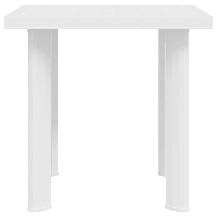 Masă de grădină, alb, 80 x 75 x 72 cm, plastic - WALTI WALTI