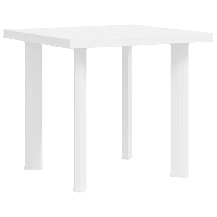 Masă de grădină, alb, 80 x 75 x 72 cm, plastic - WALTI WALTI