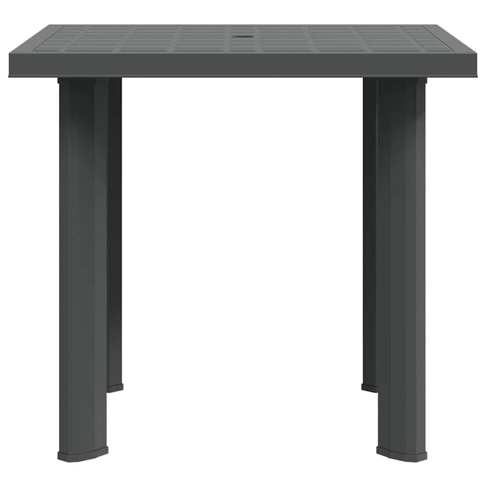 Masă de grădină, antracit, 80 x 75 x 72 cm, plastic - WALTI WALTI