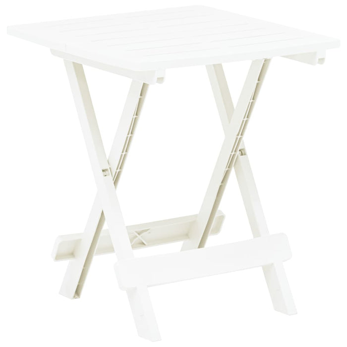 Masă de grădină pliabilă, alb, 45 x 43 x 50 cm, plastic - WALTI WALTI