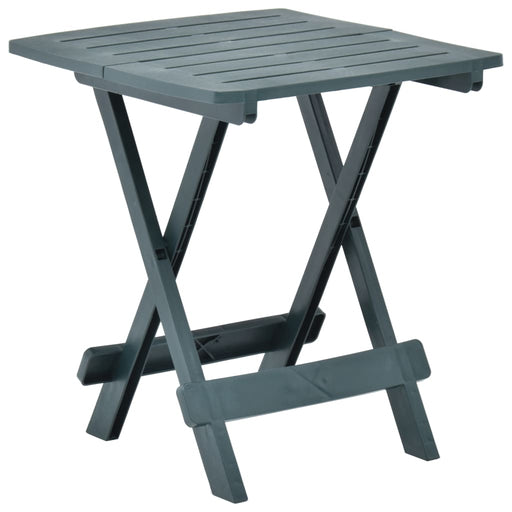 Masă de grădină pliabilă, verde, 45 x 43 x 50 cm, plastic - WALTI WALTI