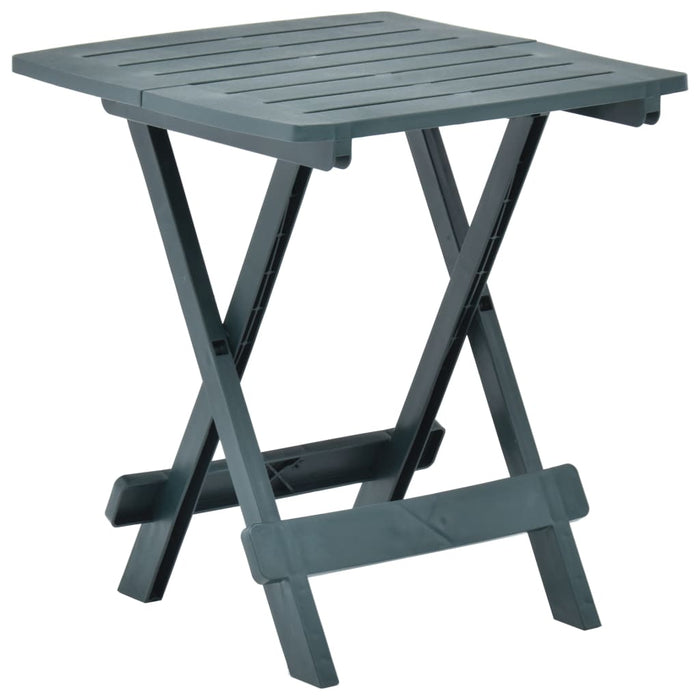 Masă de grădină pliabilă, verde, 45 x 43 x 50 cm, plastic - WALTI WALTI