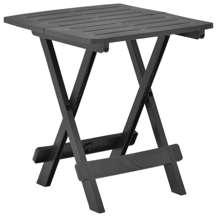 Masă de grădină pliabilă, antracit, 45 x 43 x 50 cm, plastic - WALTI WALTI