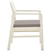 Set mobilier de grădină, 3 piese, alb, plastic - WALTI WALTI