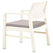Set mobilier de grădină, 3 piese, alb, plastic - WALTI WALTI
