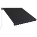 Copertină retractabilă manual, antracit, 300 x 250 cm - WALTI WALTI