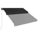 Copertină retractabilă manual, antracit, 300 x 250 cm - WALTI WALTI