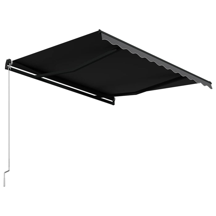 Copertină retractabilă manual, antracit, 300 x 250 cm - WALTI WALTI
