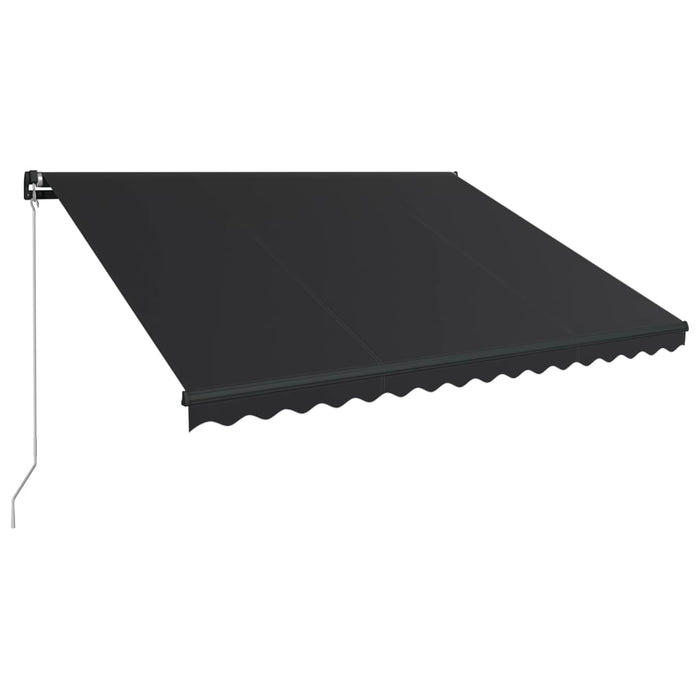 Copertină retractabilă manual, antracit, 450 x 300 cm - WALTI WALTI