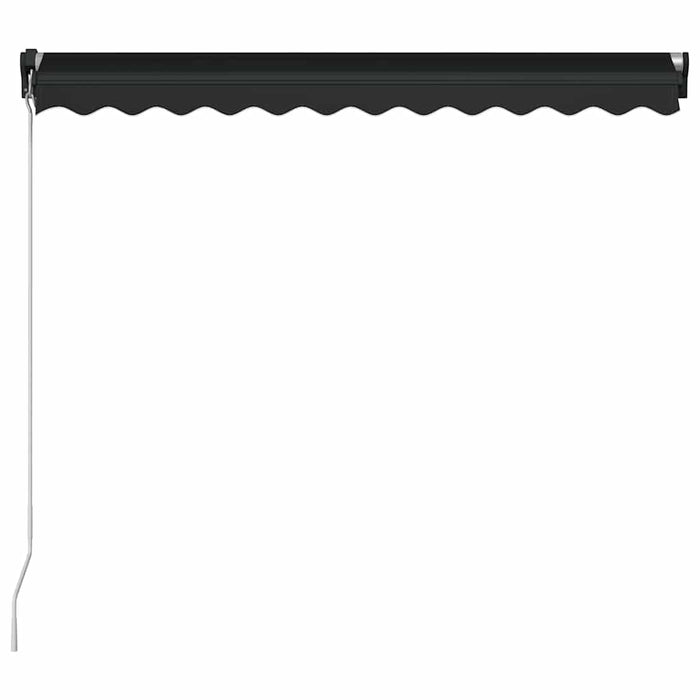 Copertină retractabilă manual cu LED, antracit, 300 x 250 cm - WALTI WALTI