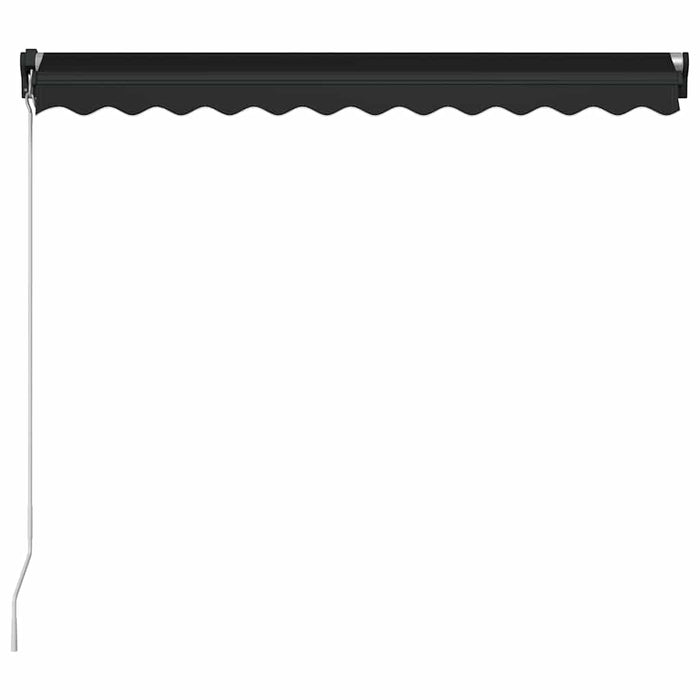 Copertină retractabilă manual cu LED, antracit, 350 x 250 cm - WALTI WALTI