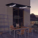 Copertină retractabilă manual cu LED, antracit, 350 x 250 cm - WALTI WALTI