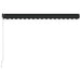 Copertină retractabilă manual cu LED, antracit, 450 x 300 cm - WALTI WALTI