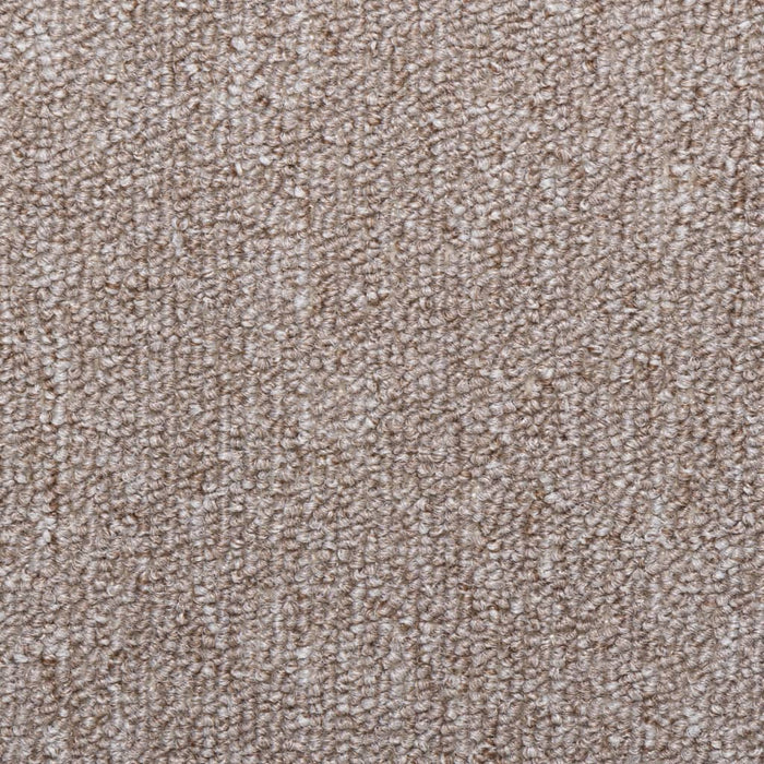 Covorașe pentru scări, 15 buc., 65x21x4 cm, maro deschis, cu margini dreptunghiulare WALTI