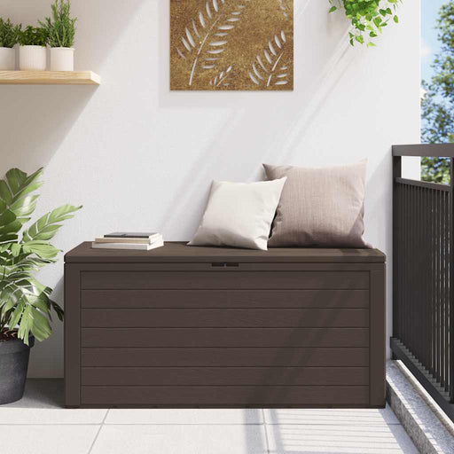 Ladă de depozitare pentru grădină, maro, 116 x 44 x 55 cm - WALTI WALTI
