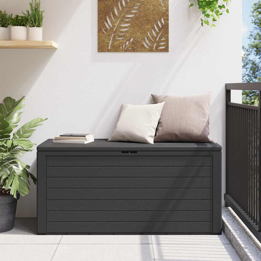 Ladă de depozitare pentru grădină, antracit, 116 x 44 x 55 cm - WALTI WALTI