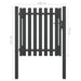 Poartă de gard grădină, antracit, 1 x 1,25 m, oțel - WALTI WALTI