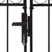 Poartă de gard ASSEN Ușă dublă cu blat arcuit din oțel 300x175 cm - WALTI WALTI