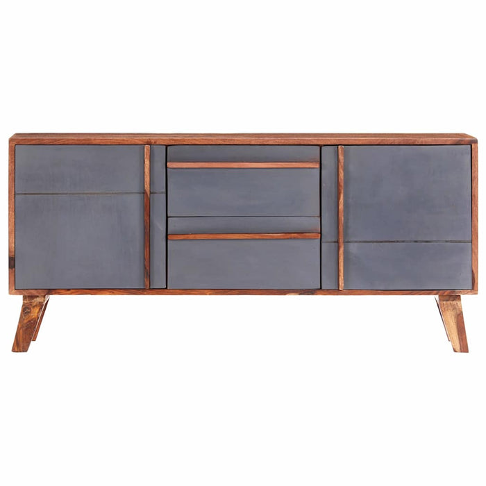 Dulap, gri, 120x30x55 cm, lemn masiv WALTI
