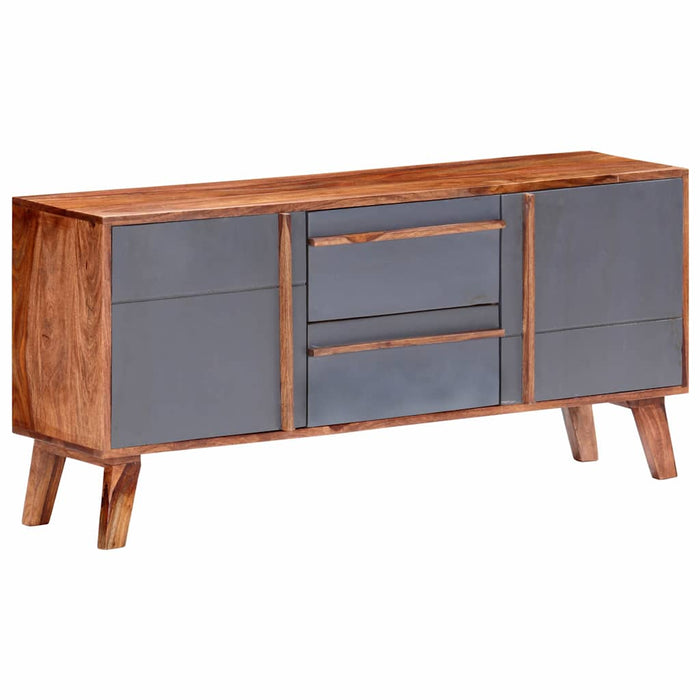 Dulap, gri, 120x30x55 cm, lemn masiv WALTI