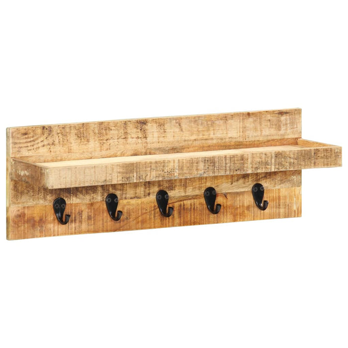 Cuier de haine de perete, 60 x 15 x 20 cm, lemn masiv de mango WALTI