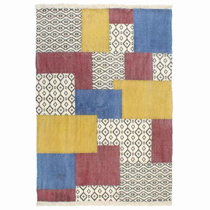 Covor Kilim țesut manual, multicolor, 120 x 180 cm, bumbac WALTI