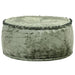 Fotoliu puf rotund, verde, 40 x 20 cm, catifea - WALTI WALTI